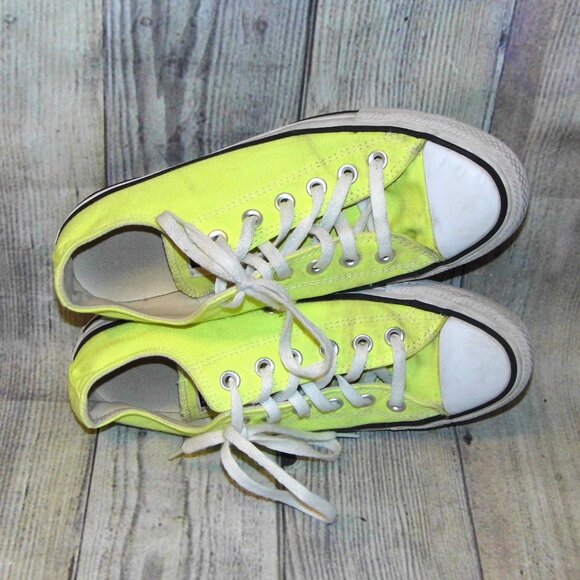 CONVERSE Chuck Taylor All Star OX Light Zitron Sneakers Womens Size 8 - Picture 6 of 7